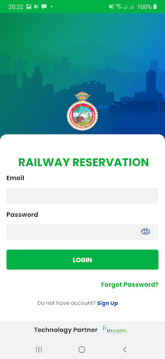Android application Sri Lanka Railways Reservation screenshort