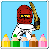 Coloring Book Game for Ninjego icon