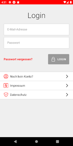 Android application Denzel Bank Finanzierung screenshort