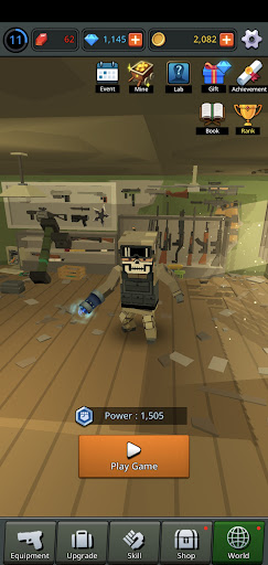 Android application Pixel Z Legend : Gun commando screenshort
