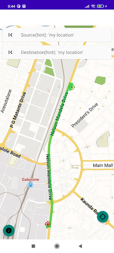Gaborone Botswana Offline Map