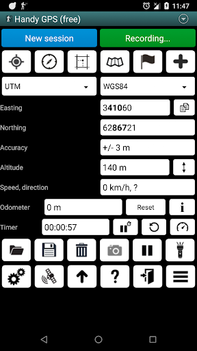 Handy GPS lite 39.1 screenshots 1