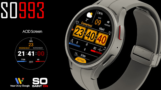 SO993 Watchface Screen 2