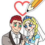 Cover Image of ดาวน์โหลด Draw Happy Wedding : Fun Game  APK