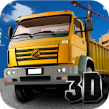 Construction Truck Driver 3D icon