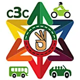 C3C Carpool, CityBus, MMTS , Metro Rail, Chat icon