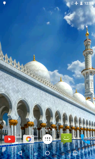 Android application Grand Mosque Video Wallpaper screenshort