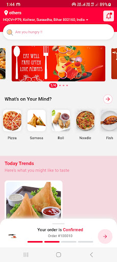 Yummy Khaao: Food Delivery App Screen 3