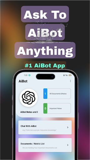 Android application AiBot - Notepad Chat with Ai screenshort