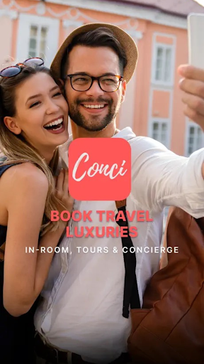 Android application Conci: Luxury Travel Bookings screenshort