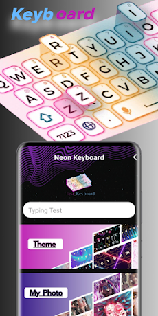 Keyboard Neon Font Styleのおすすめ画像1