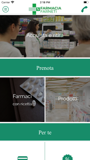 Android application Farmacia Farneti screenshort