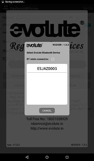 Evolute RD Service 1.0.6.1 screenshots 3
