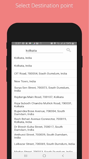 Location Alarm (GPS Alarm) Screen 3