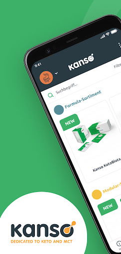 Android application Kanso dedicated KETO and MCT screenshort