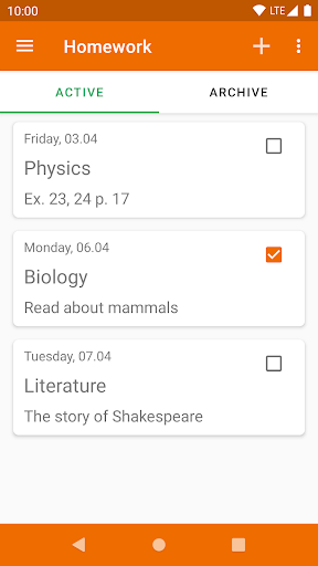 LightSchool – School schedule 1.3 screenshots 3