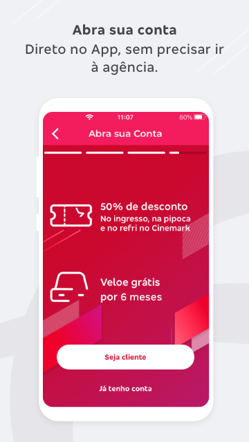 Android application Bradesco: Conta, Cartão e Pix! screenshort