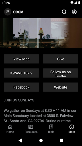 Calvary Chapel Costa Mesa Screen 3