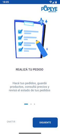 Android application Popeye Librería screenshort