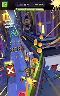 Rise of the TMNT: Ninja Run Screenshot