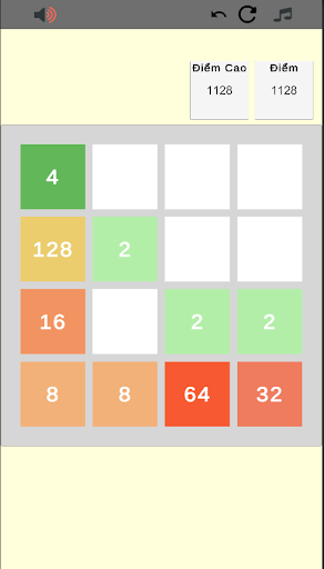 Android application 2048.. screenshort