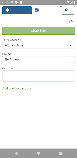 Android application Goodtime Mobile screenshort