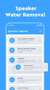 Speaker Cleaner - Water Remove