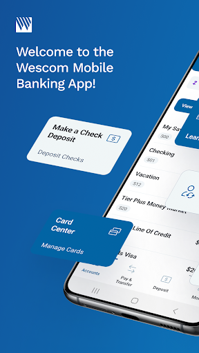 Wescom Financial Mobile Screenshot 1 - AppWisp.com