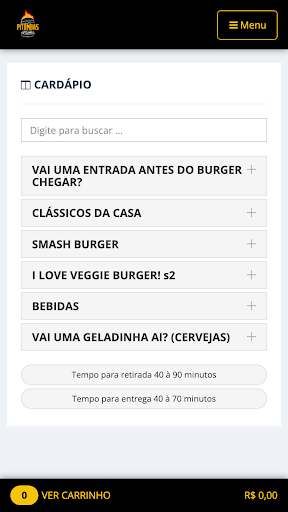 Pitombas Burgern Fries Screen 2