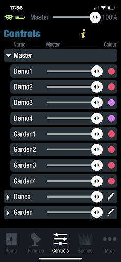 Cameo iDMX Version 2 Screen 3