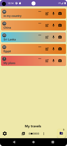 Android application 3 in 1 Notes screenshort