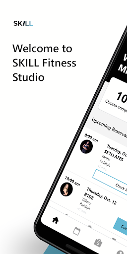 Android application SKILL Fitness Studio screenshort