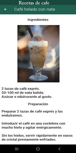 100 Recetas de café Screenshot