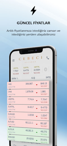 Android application Cebeci Kıymetli Madenler screenshort
