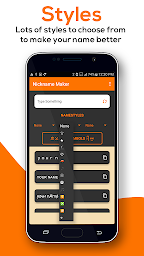 Nickname Maker - Symbol & Font