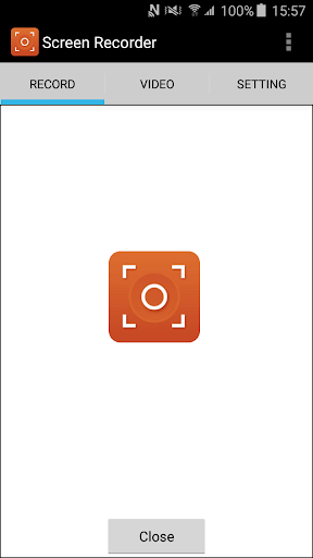 Android application Screen Recorder screenshort