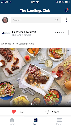 Android application The Landings Club screenshort