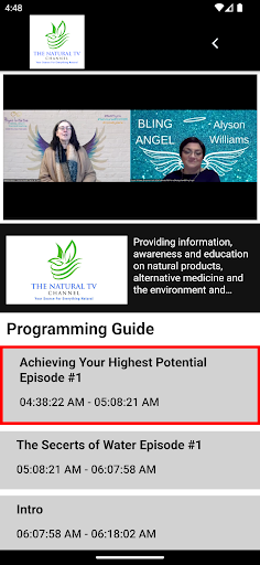 Natural TV Channel Screen 2