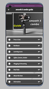 zhiyun Smooth 5 Combo guide 4 APK + Mod (Free purchase) for Android