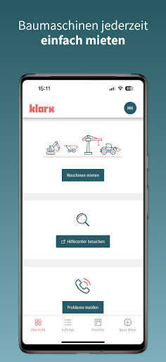 Android application klarx screenshort