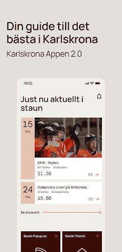 Android application KarlskronaAppen screenshort
