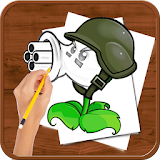 How to Draw :Plants vs Zombies icon