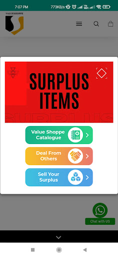 Valueshoppe Screen 2