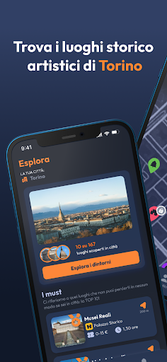 Android application City Tale - mappe & racconti screenshort