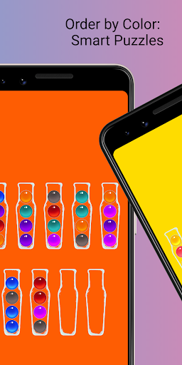Android application Order by Color: Smart Puzzles screenshort