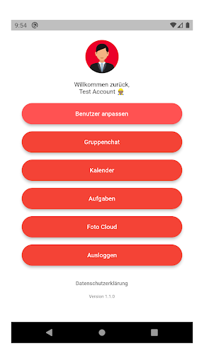 Android application WS Monteure screenshort