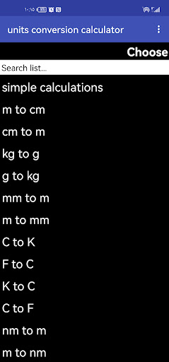 Android application calculator screenshort
