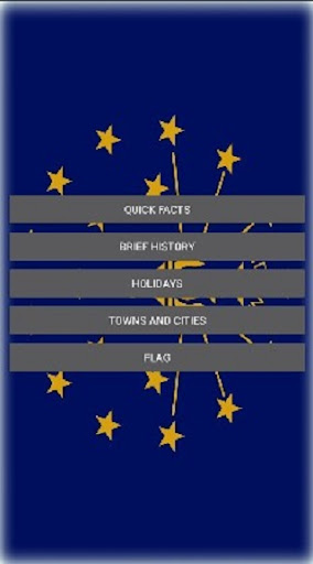 Android application Indiana State Full Info screenshort