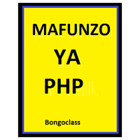 mafunzo ya PHP kwa kiswahili