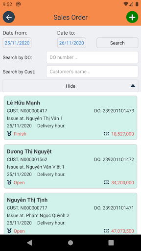 Poultry Sales Screen 2